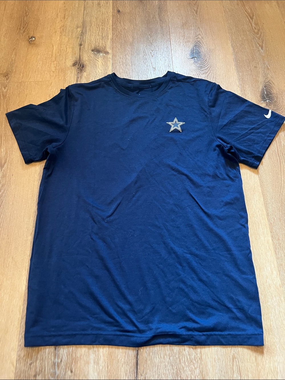 Nike Men’s Navy Short Sleeve Crew with Star Logo Medium